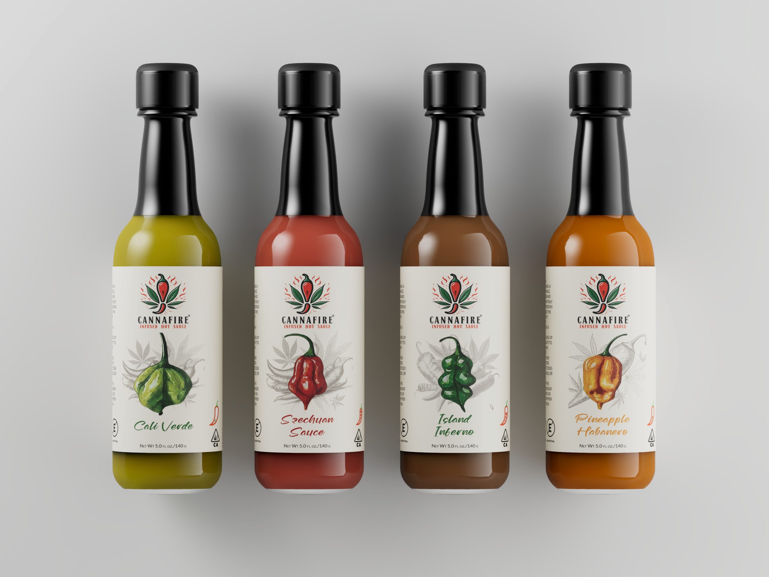 Cannabis-infused hot sauces