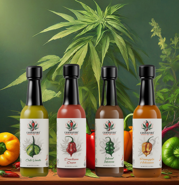 Cannabis-infused hot sauces Cannabis-infused hot sauces